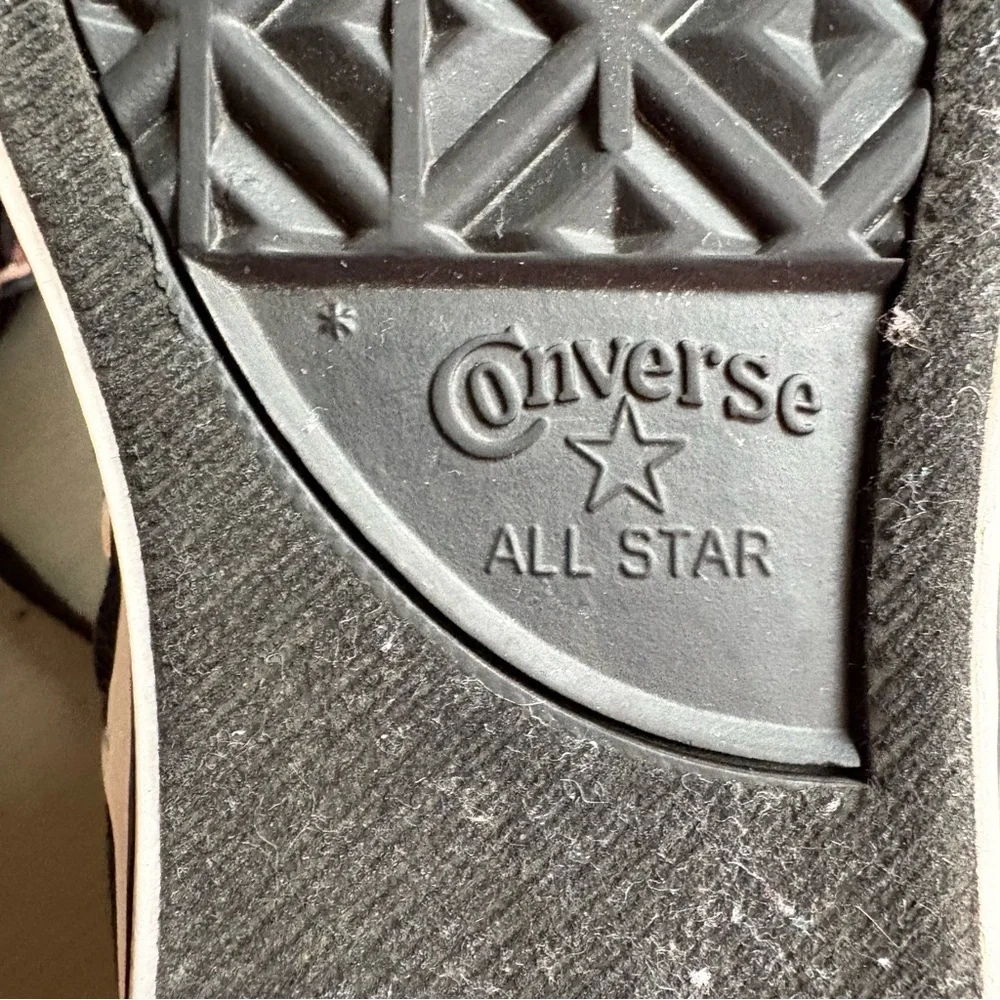 Converse All Star Chuck Taylor Madison Ox Black Pink Sneakers Girls Sz 5 Retro